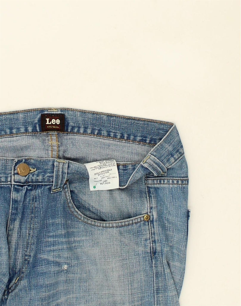 LEE Womens Straight Jeans W34 L34  Blue Cotton | Vintage Lee | Thrift | Second-Hand Lee | Used Clothing | Messina Hembry 