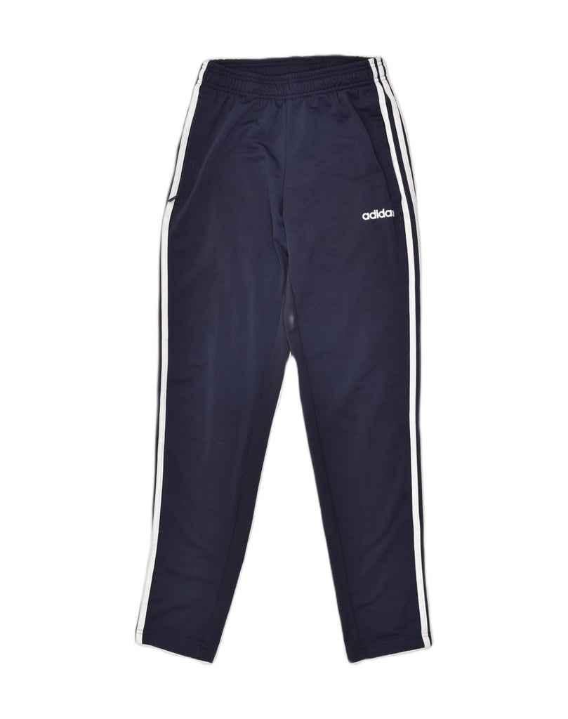 ADIDAS Mens Tracksuit Trousers Small Navy Blue Polyester | Vintage Adidas | Thrift | Second-Hand Adidas | Used Clothing | Messina Hembry 