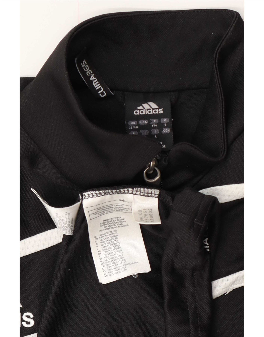 Adidas Mens Clima 365 Pullover Tracksuit Top UK 38/40 Medium Black