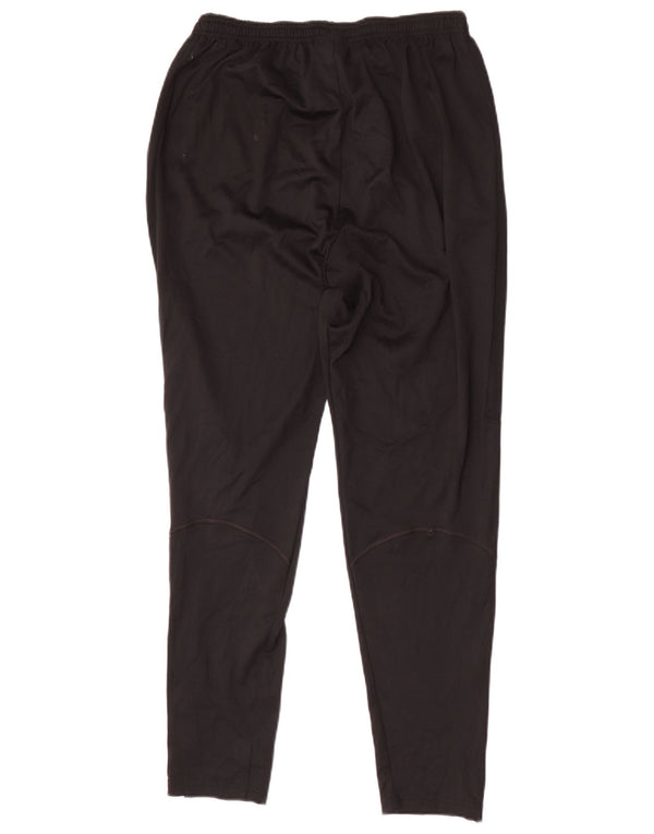 Nike Mens Dri Fit Tracksuit Trousers Large Black Polyester