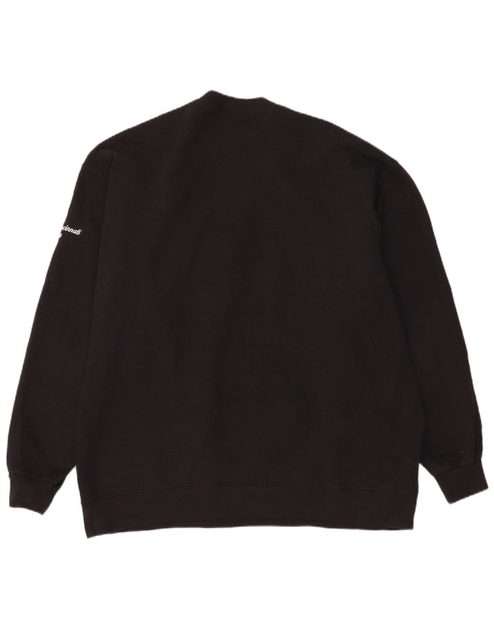 Champion Mens Sweatshirt Jumper 2XL Black Cotton