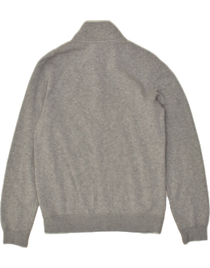 NIKE Mens Zip Neck Sweatshirt Jumper Small Grey Cotton | Vintage Nike | Thrift | Second-Hand Nike | Used Clothing | Messina Hembry 