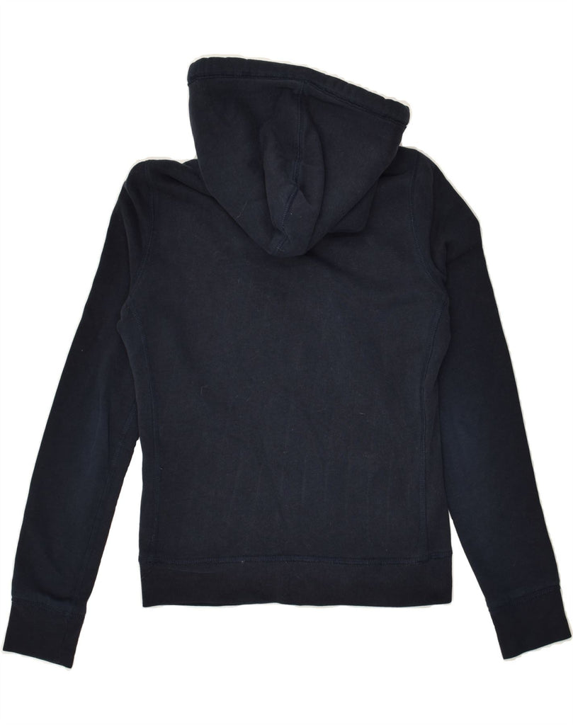 ABERCROMBIE & FITCH Boys Zip Hoodie Sweater 10-11 Years XL Navy Blue | Vintage Abercrombie & Fitch | Thrift | Second-Hand Abercrombie & Fitch | Used Clothing | Messina Hembry 