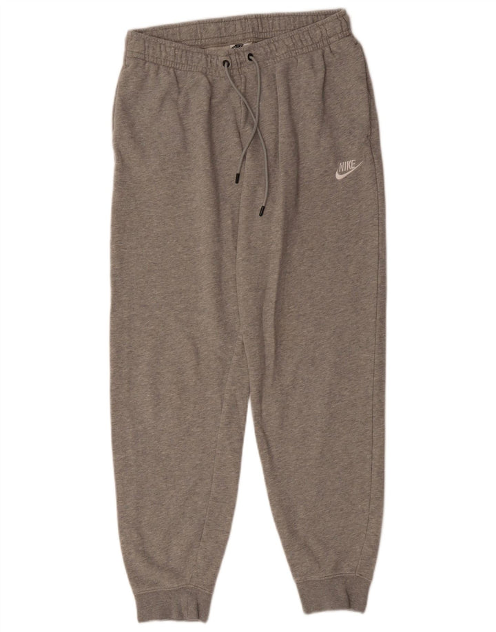 NIKE Mens Tracksuit Trousers Joggers Medium  Grey Cotton