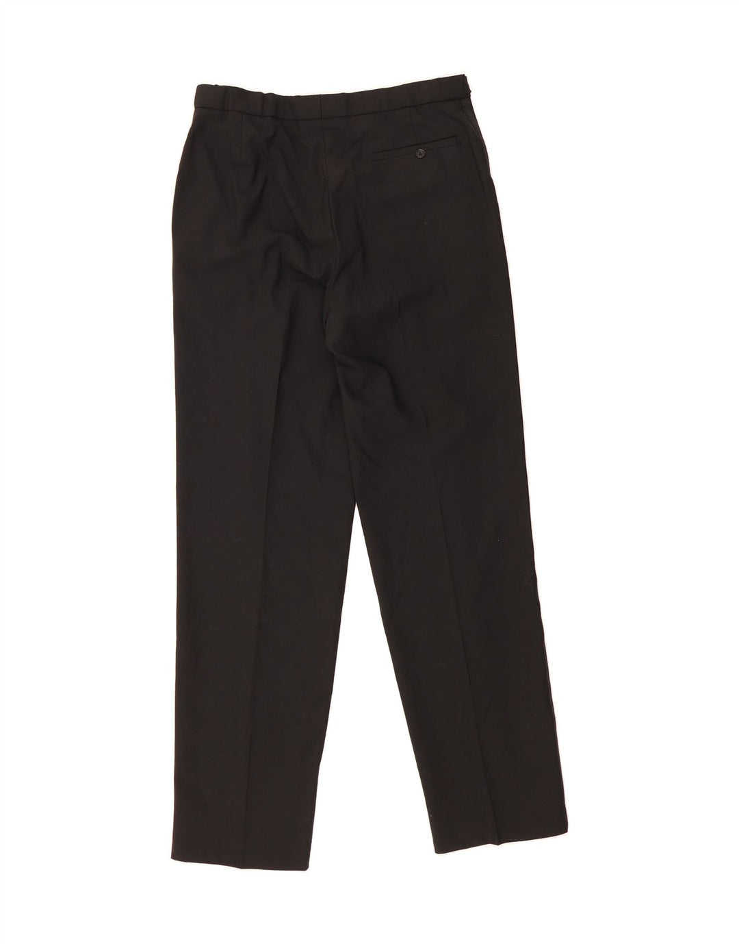 MARKS & SPENCER Womens Slim Suit Trousers W34 L33 Black Polyester Vintage Marks & Spencer and Second-Hand Marks & Spencer from Messina Hembry 