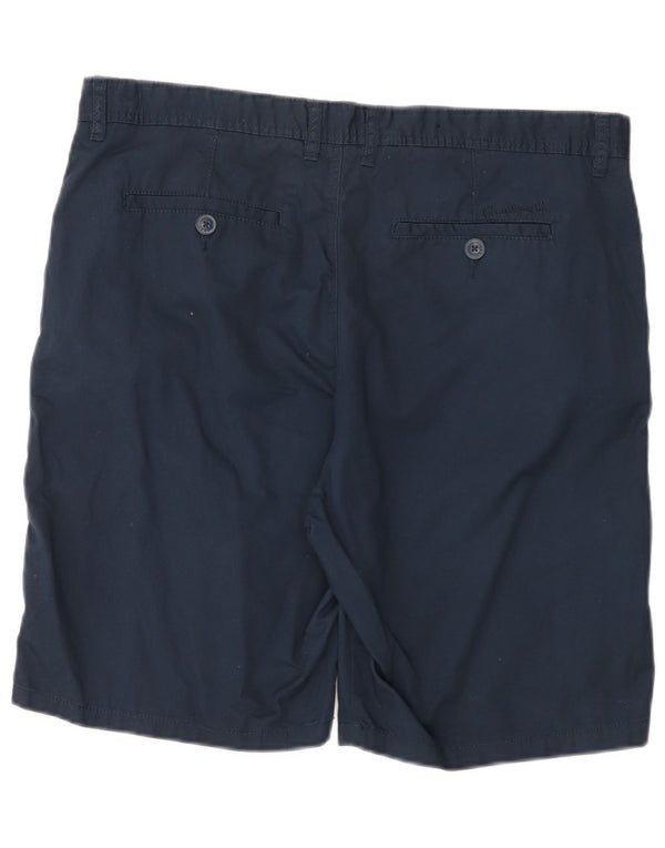 Pierre Cardin Mens Chino Shorts Large W36  Navy Blue Cotton