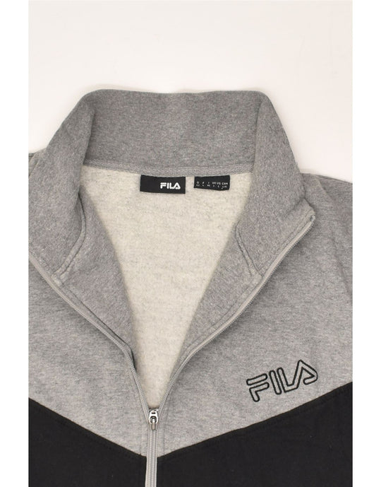 Fila grey tracksuit hotsell