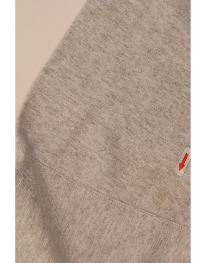 Champion Womens Oversized Sweatshirt Jumper UK 16 Large Grey Flecked