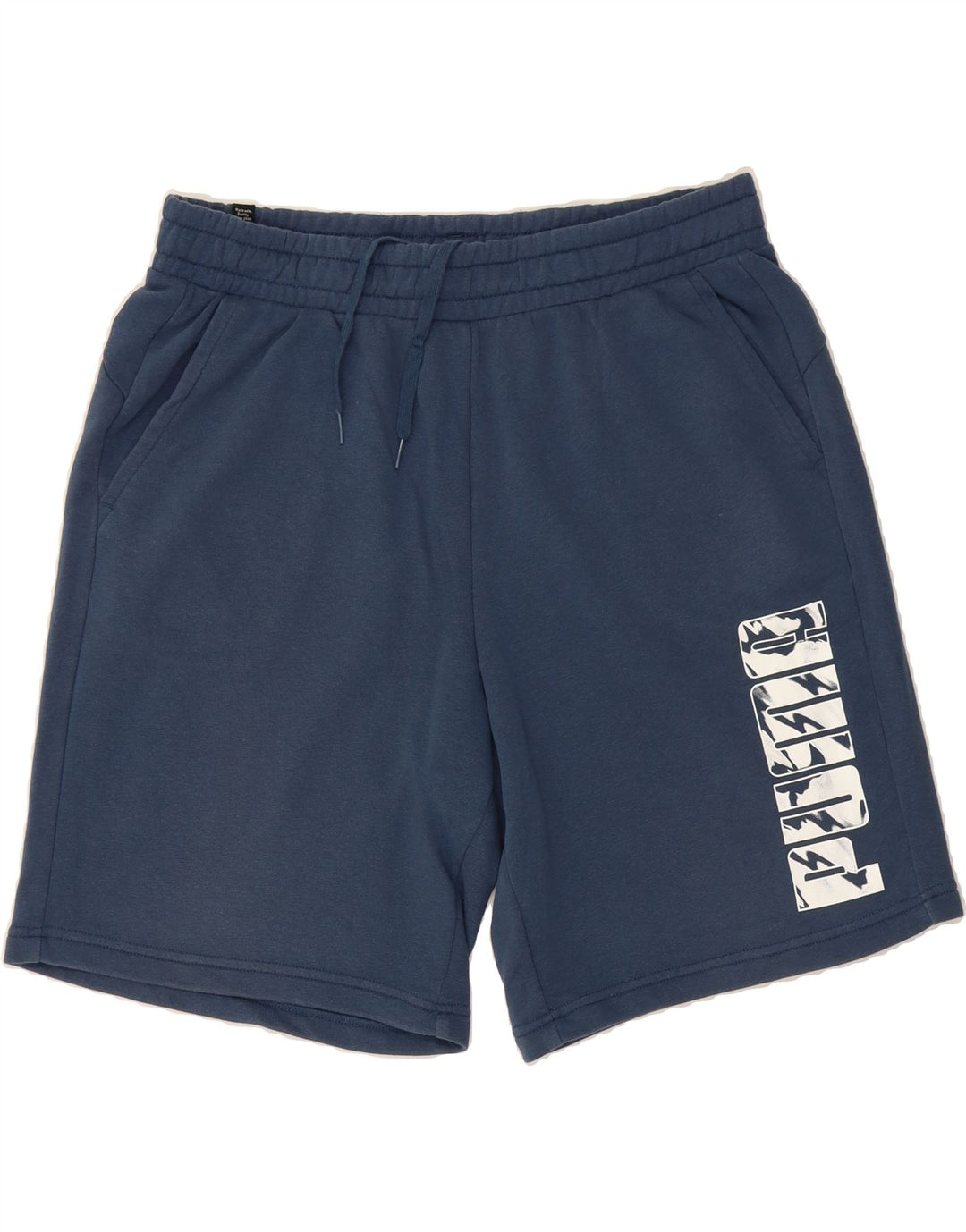PUMA Mens Graphic Sport Shorts XL  Navy Blue Vintage Puma and Second-Hand Puma from Messina Hembry 