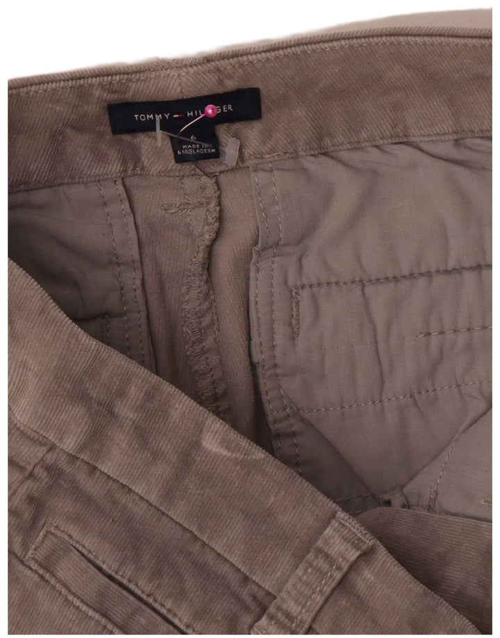 Tommy Hilfiger Womens Bootcut Corduroy Trousers US 6 Medium W32 L31 Grey