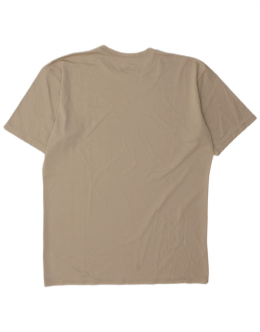 Under Armour Mens T-Shirt Top XL Beige Polyester