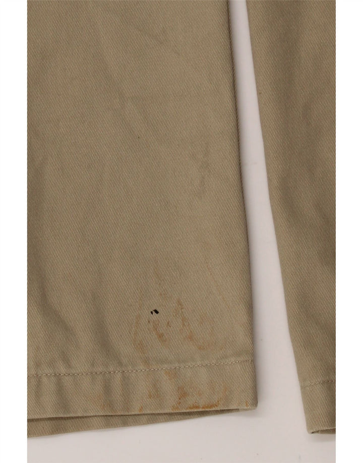 SERGIO TACCHINI Mens Straight Trousers W32 L30 Beige Cotton Vintage Sergio Tacchini and Second-Hand Sergio Tacchini from Messina Hembry 
