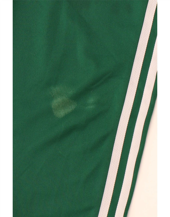 ADIDAS Boys Tracksuit Trousers Joggers 13-14 Years  Green Polyester