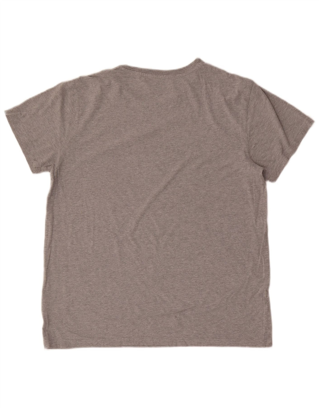 Lee Mens T-Shirt Top Large Grey Cotton