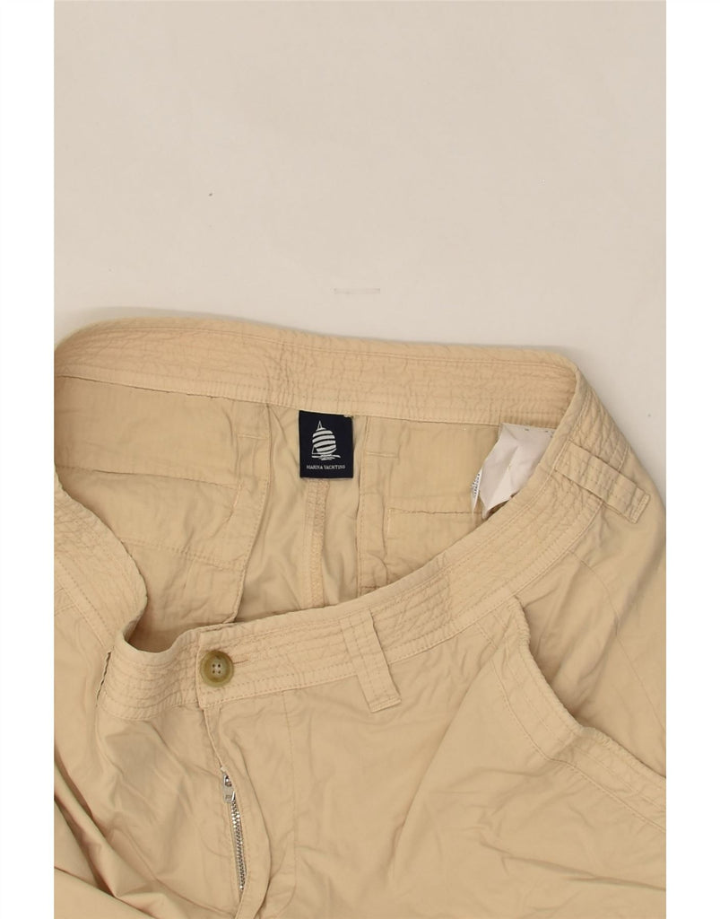 MARINA YACHTING Mens Cargo Shorts W36 Large  Beige Cotton | Vintage Marina Yachting | Thrift | Second-Hand Marina Yachting | Used Clothing | Messina Hembry 