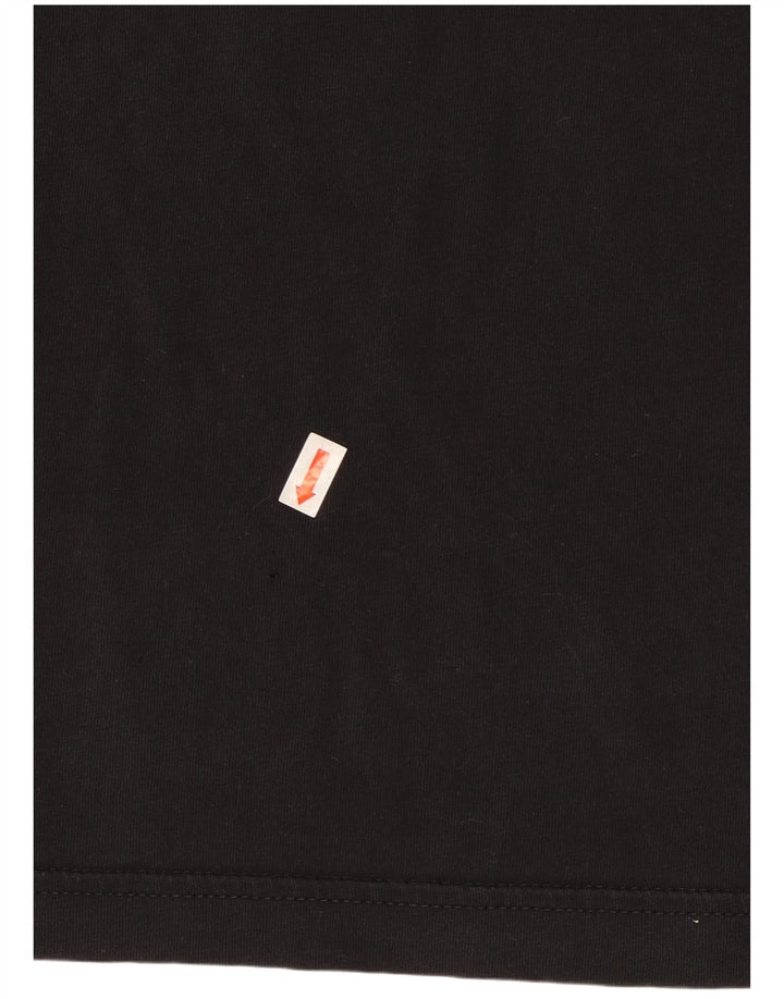 ADIDAS Mens T-Shirt Top Small Black Cotton