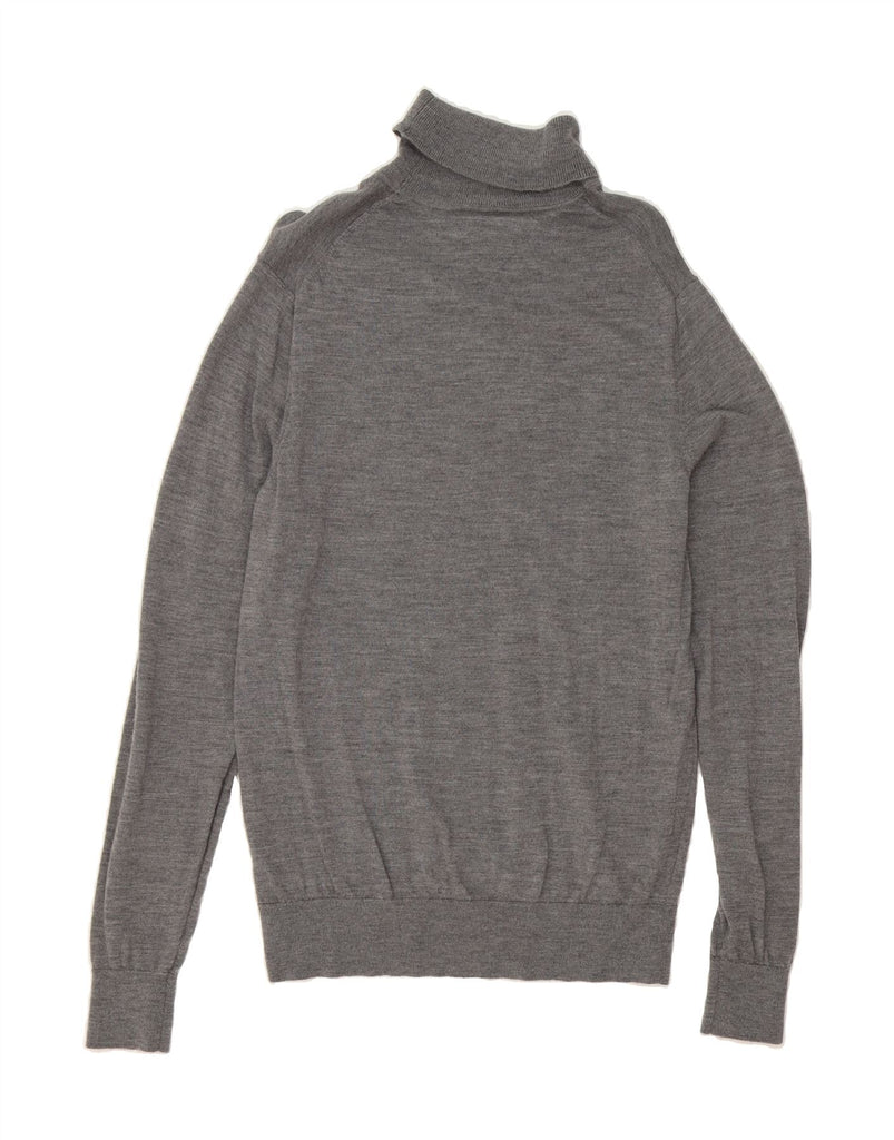 TOMMY HILFIGER Mens Roll Neck Jumper Sweater XL Grey Merino Wool Vintage Tommy Hilfiger and Second-Hand Tommy Hilfiger from Messina Hembry 