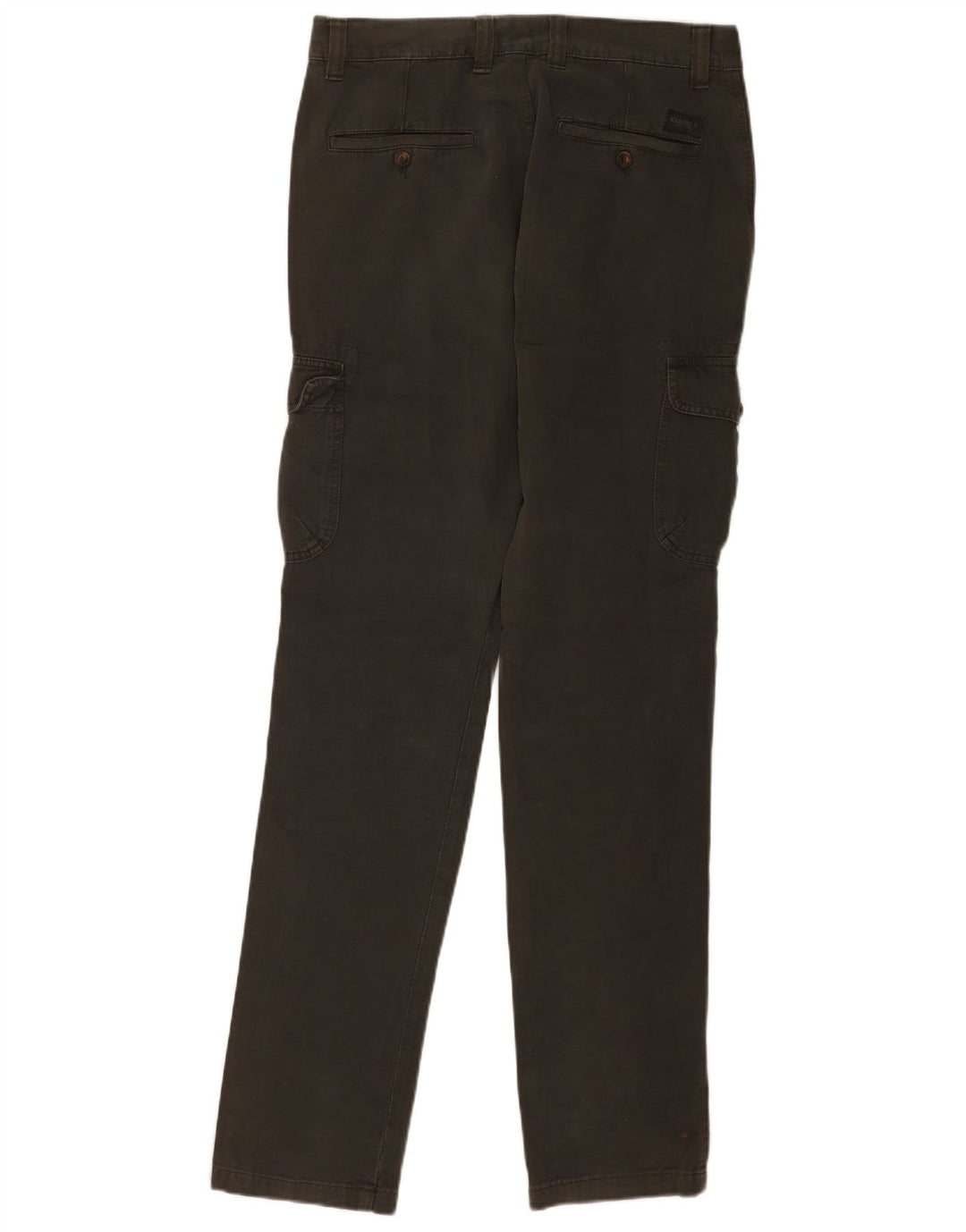 Carrera Mens Regular Cargo Trousers W31 L33 Green Cotton