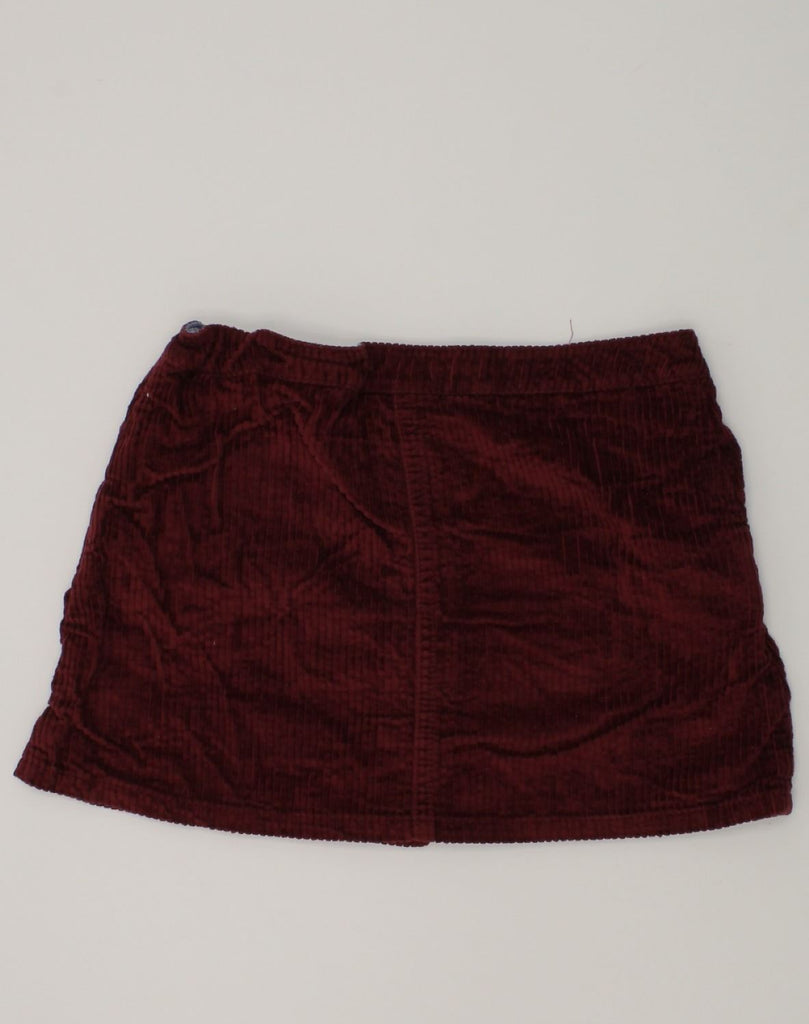 FAT FACE Girls Mini Corduroy Skirt 8-9 Years W24 Maroon Cotton | Vintage Fat Face | Thrift | Second-Hand Fat Face | Used Clothing | Messina Hembry 