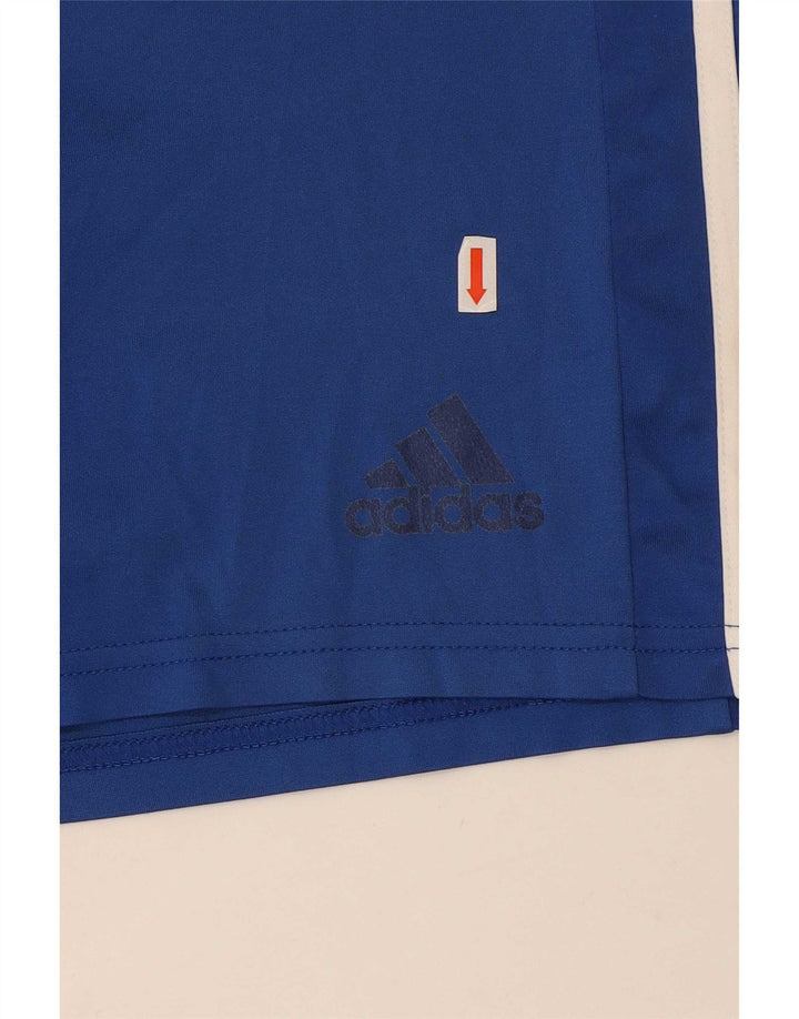Adidas Mens Aeroready Sport Shorts Medium Blue Polyester