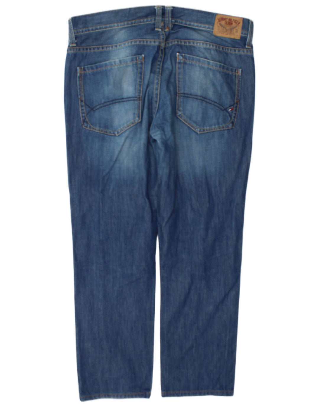 Tommy Hilfiger Mens Straight Jeans W38 L30 Blue Cotton