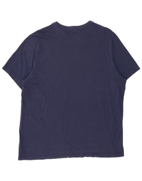 Nike Mens T-Shirt Top XL Navy Blue Cotton