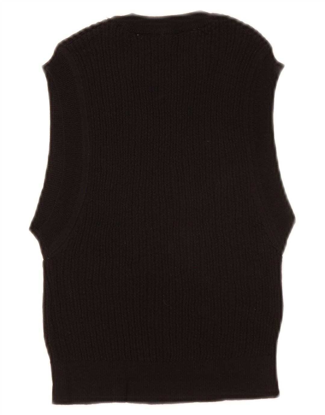 ZARA Womens Crop Vest Tank Top UK 12 Medium Black