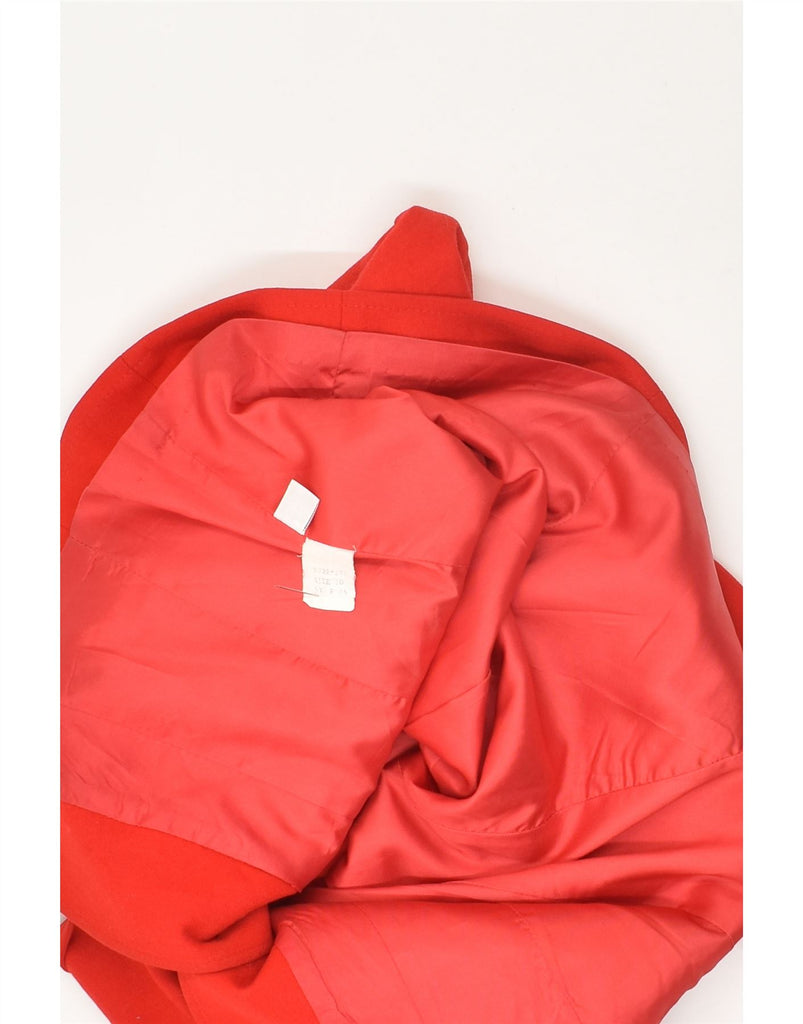 PENDLETON Womens 2 Button Blazer Jacket US 10 Large  Red Virgin Wool | Vintage Pendleton | Thrift | Second-Hand Pendleton | Used Clothing | Messina Hembry 