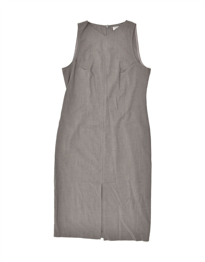 ELISA LANDRI Womens Sleeveless Basic Dress UK 12 Medium Grey | Vintage Elisa Landri | Thrift | Second-Hand Elisa Landri | Used Clothing | Messina Hembry 