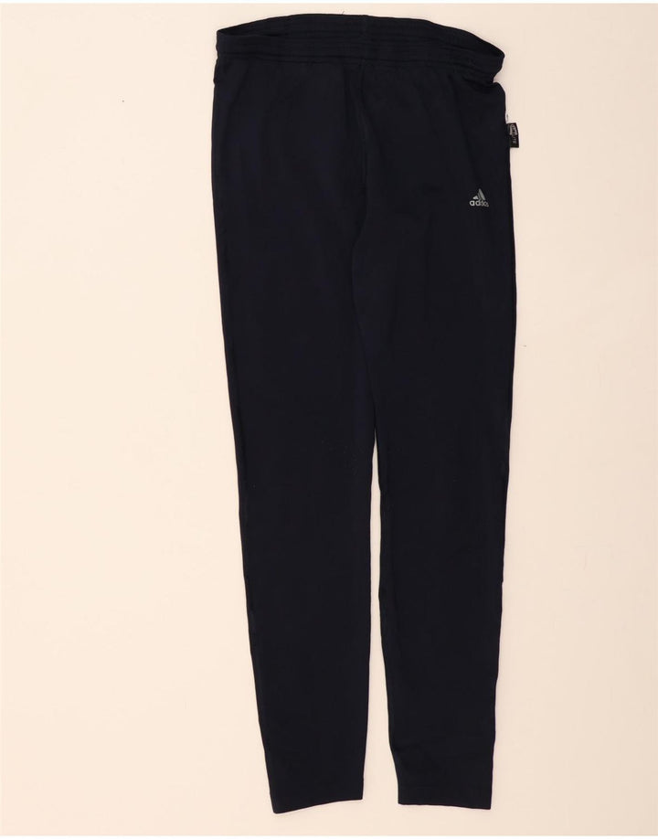 ADIDAS Womens Climalite Tracksuit Trousers UK 12 Medium  Navy Blue Vintage Adidas and Second-Hand Adidas from Messina Hembry 