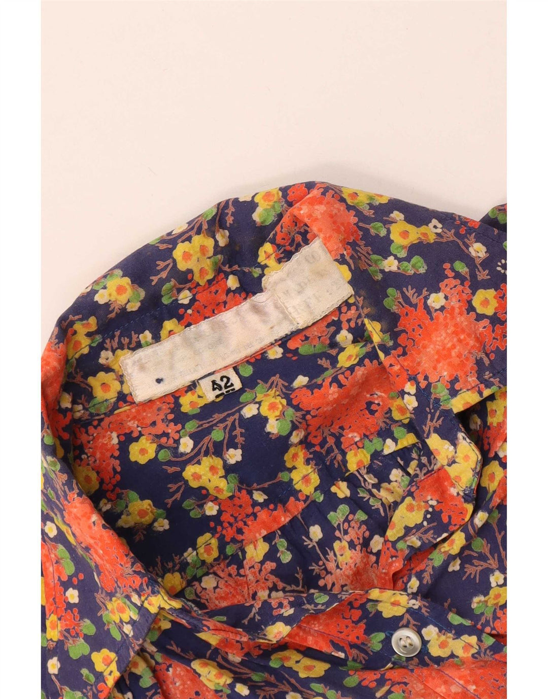 Vintage Womens Shirt Blouse IT 42 Medium Multicoloured Floral
