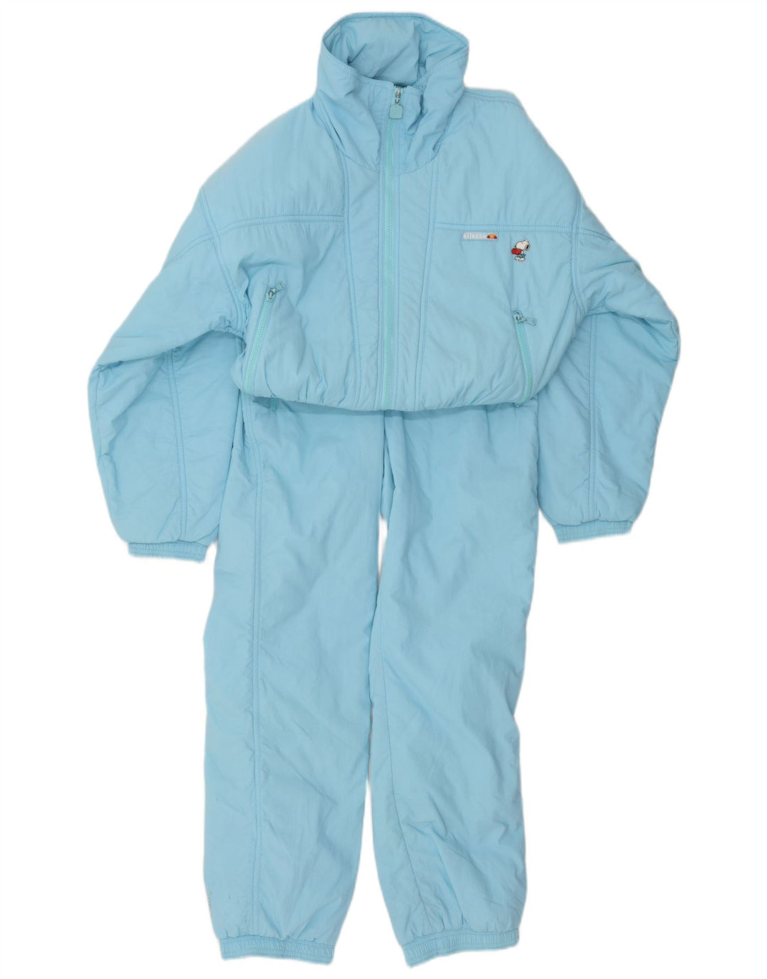 Ellesse Womens Ski Jumpsuit IT 42 Medium Blue Polyamide