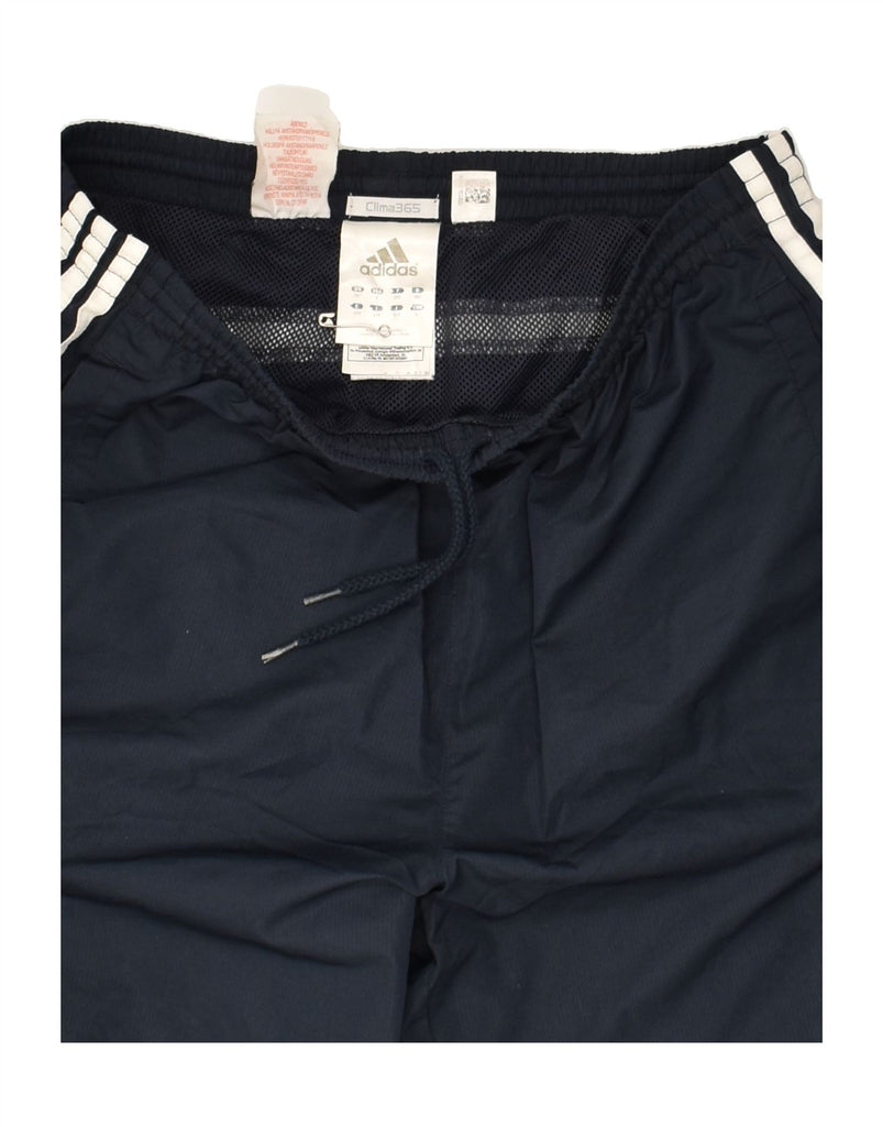 ADIDAS Boys Sport Shorts 13-14 Years Navy Blue Polyester | Vintage Adidas | Thrift | Second-Hand Adidas | Used Clothing | Messina Hembry 