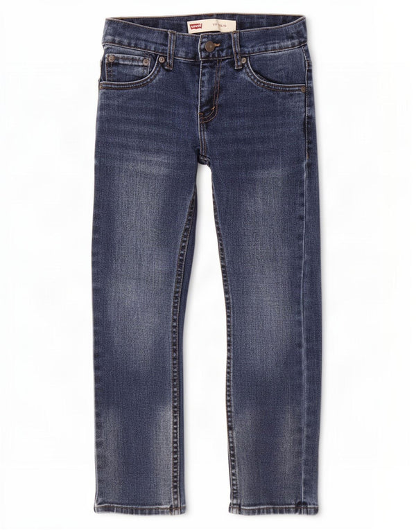 Levi's Boys 511 Slim Jeans 7-8 Years W24 L22 Blue Cotton