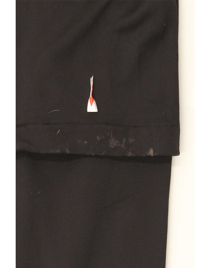 Adidas Womens Tracksuit Trousers UK 8 Small Black Nylon