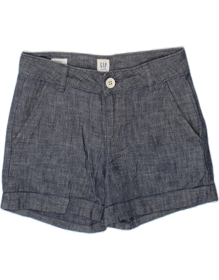 GAP Boys Standard Regular Chino Shorts 7-8 Years W24  Navy Blue Cotton Vintage Gap and Second-Hand Gap from Messina Hembry 