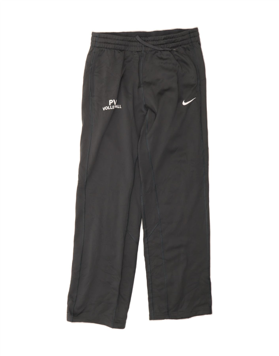 NIKE Womens Dri Fit Tracksuit Trousers UK 14 Medium  Grey Polyester Vintage Nike and Second-Hand Nike from Messina Hembry 