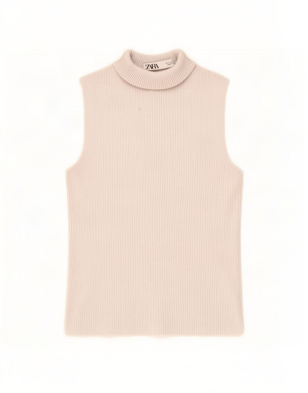 Zara Womens Vest Top UK 8 Small Grey Viscose
