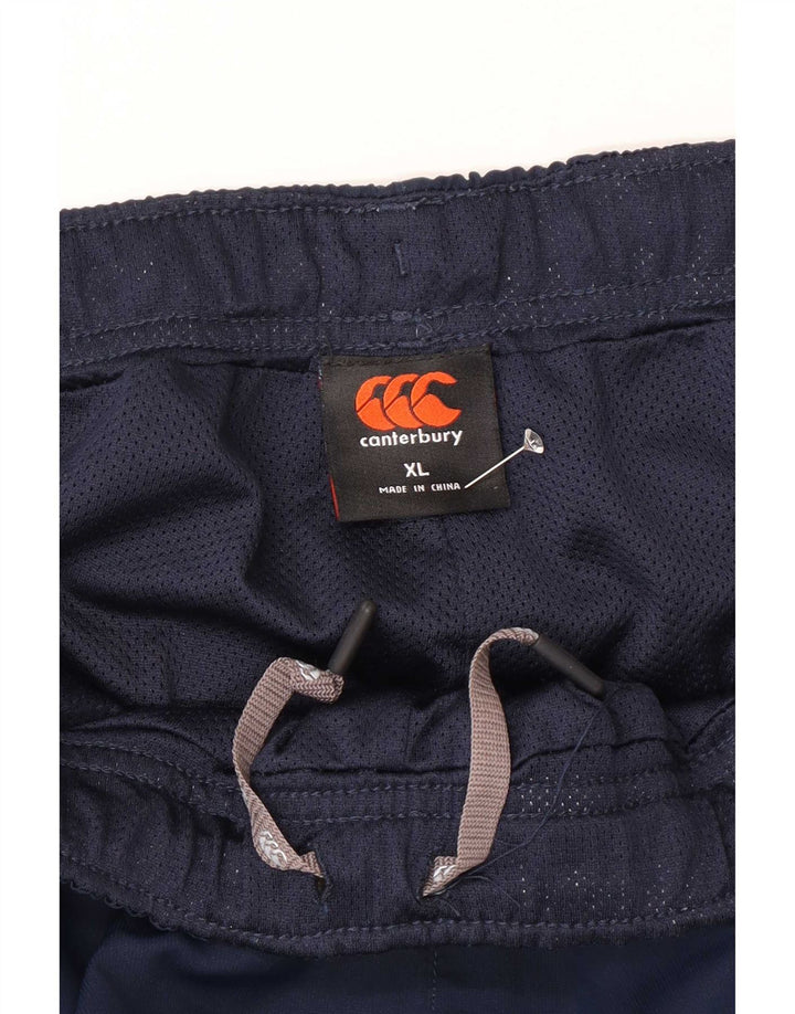 Canterbury Mens Tracksuit Trousers XL Navy Blue Polyester