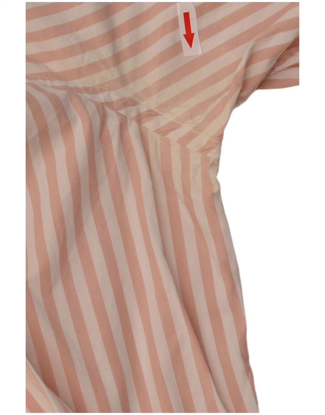 Dockers Mens Slim Fit Shirt XL Pink Striped