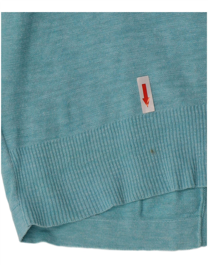 White Stuff Womens Bolero Jumper UK 10 Small Green Cotton