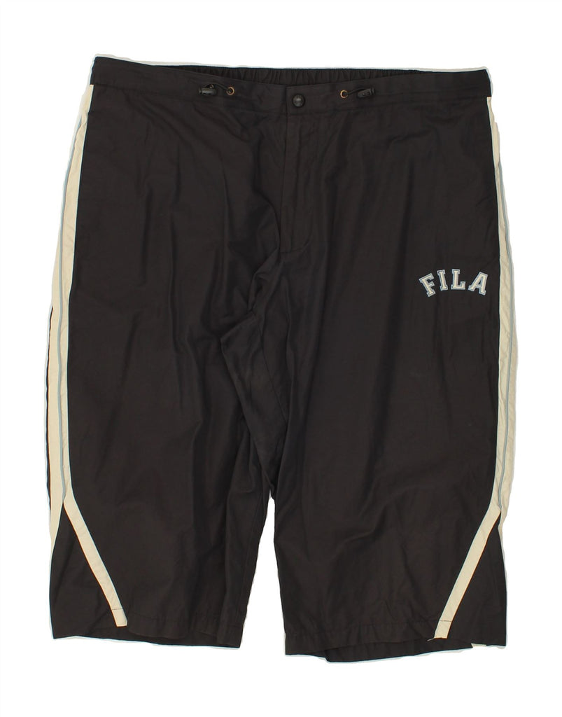 FILA Mens Sport Shorts XL Black Cotton Vintage Fila and Second-Hand Fila from Messina Hembry 