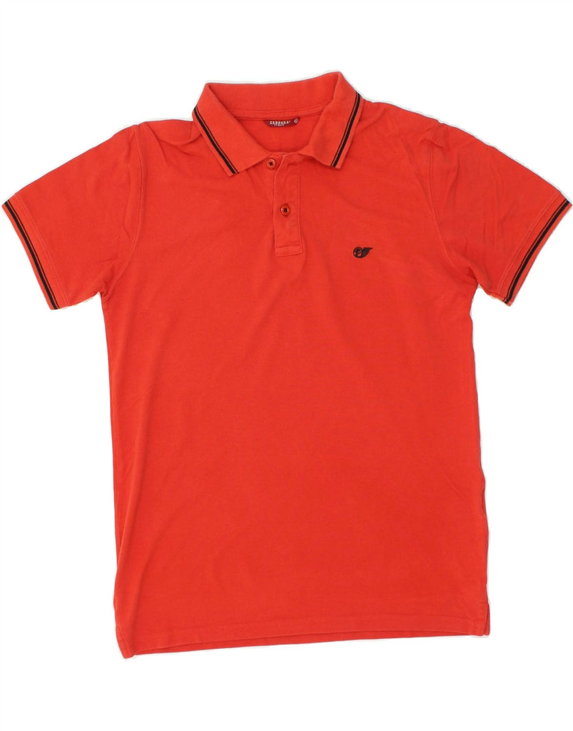 CARRERA Mens Polo Shirt Medium Red Cotton | Vintage Carrera | Thrift | Second-Hand Carrera | Used Clothing | Messina Hembry 