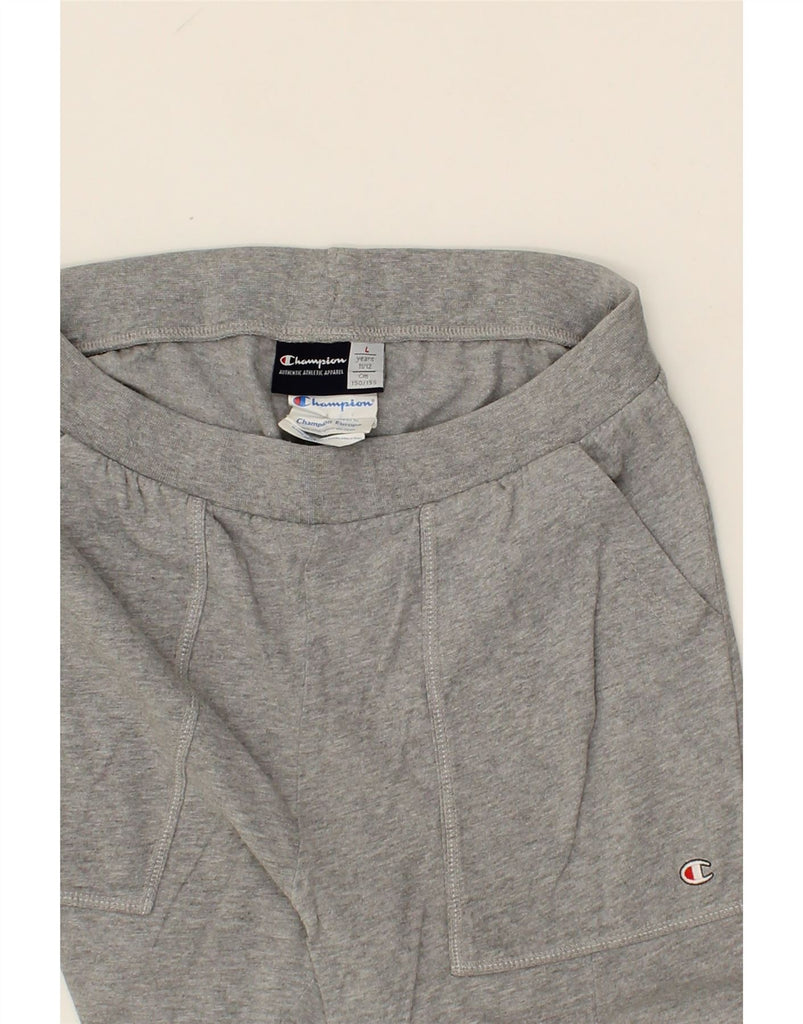 CHAMPION Boys Sport Shorts 11-12 Years Large  Grey Cotton Vintage Champion and Second-Hand Champion from Messina Hembry 