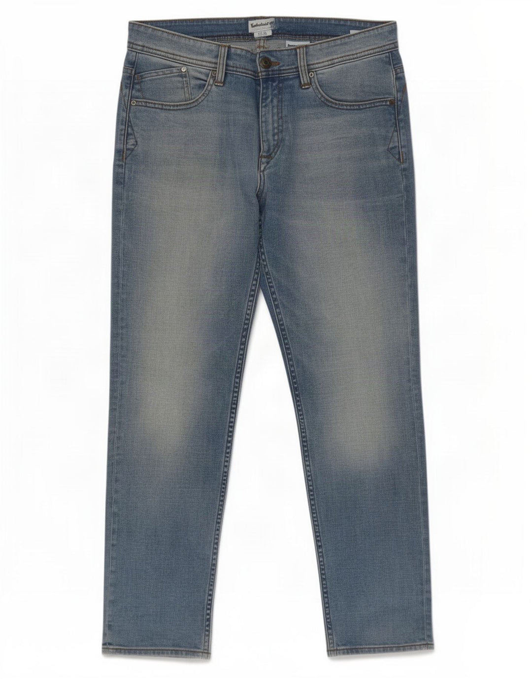 Timberland Mens Slim Jeans W33 L30 Blue Cotton