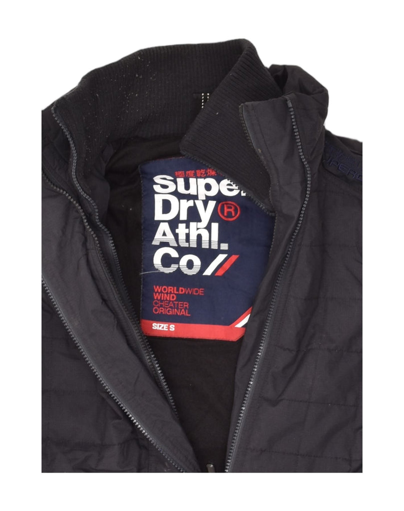 SUPERDRY Mens The Windcheater Windbreaker Jacket UK 36 Small Navy Blue | Vintage Superdry | Thrift | Second-Hand Superdry | Used Clothing | Messina Hembry 