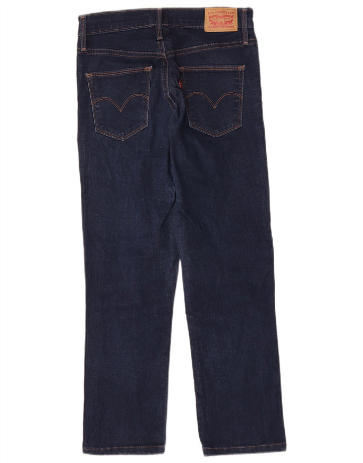 Levi's Womens Slimming Slim Jeans W27 L27 Navy Blue Cotton