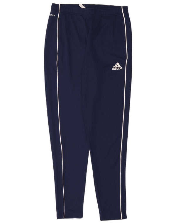 Adidas Mens Tracksuit Trousers Medium Navy Blue Polyester