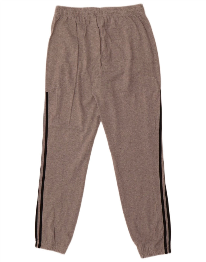 Adidas Mens Tracksuit Trousers Joggers Medium Grey Cotton
