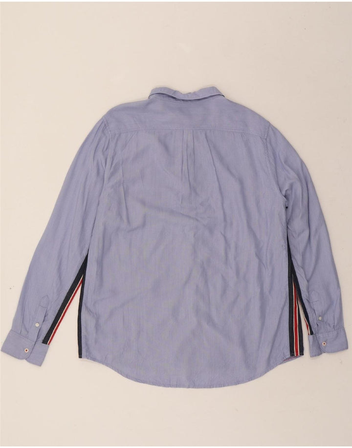 LEE Womens Shirt UK 14 Medium Blue Modal Vintage Lee and Second-Hand Lee from Messina Hembry 